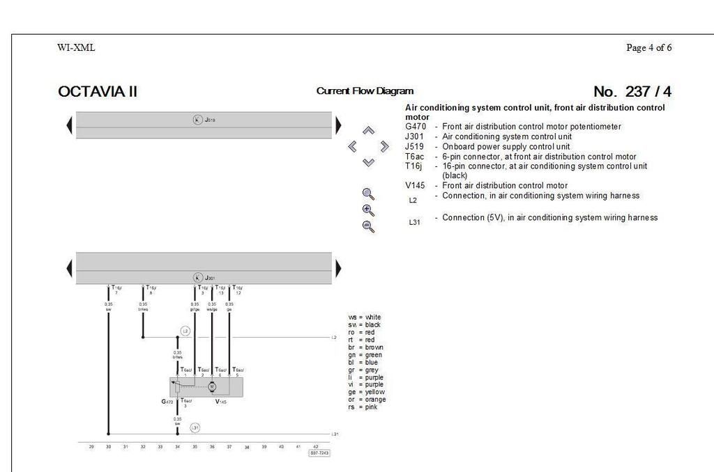Octavia 1 Klima Wiring Diagram - Skoda Car Radio Stereo Audio Wiring